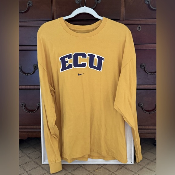 Nike Team Vintage ECU Pirates Longsleeve T-shirt in yellow - Picture 1 of 5